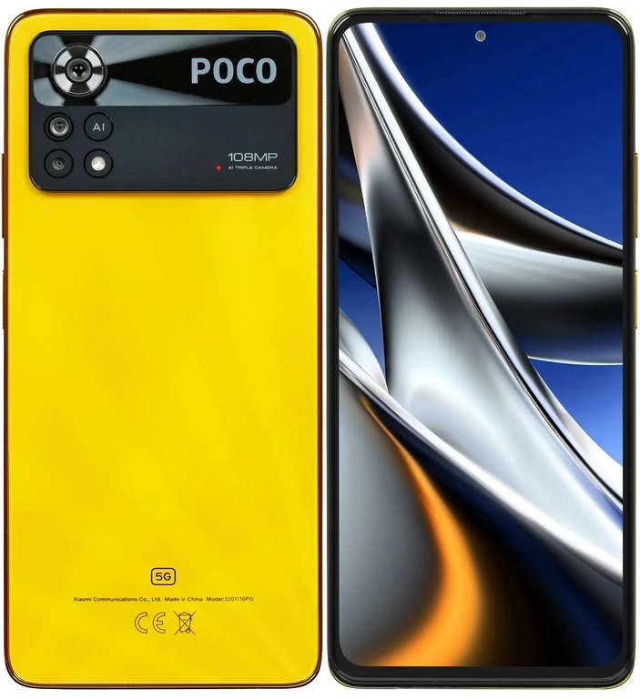 6.67" Смартфон POCO X4 Pro 5G 6+128 ГБ желтый
