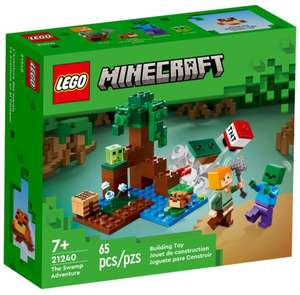 Конструктор LEGO Minecraft 21240 Болотное приключение