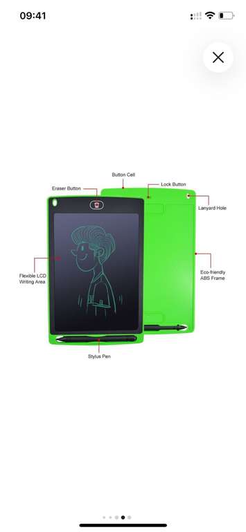 Графический планшет для заметок и рисования LCD Writing Tablet 8'5