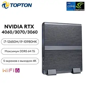 мини ПК с RTX4060M - I7-12650H / память 64 + 1000GB