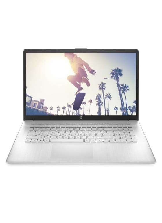 Ноутбук HP Notebook 17-cp0098ur (17.3", IPS, Ryzen 5 5500U, RAM 8 ГБ(до 16 ГБ), SSD 512 ГБ, Vega 7, DOS)