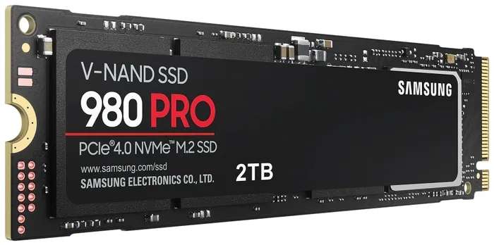 SSD диск Samsung 980 PRO SSD/PCIe 4.0/M.2 (MZ-V8P2T0BW) 2Tb (при оплате картой Ozon)