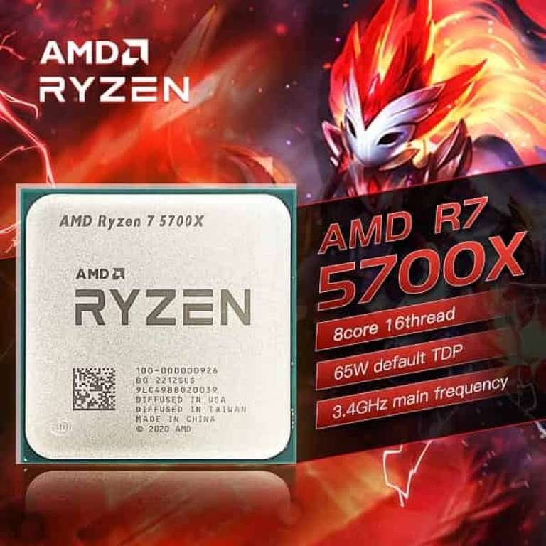 Процессор AMD Ryzen 7 5700X 3.4 ГГц