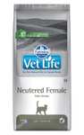 Сухой корм для кошек Farmina Vet Life Neutered Female, для стерилизованных, курица, 2кг (и другие варианты для кошек и собак +возврат 64%)