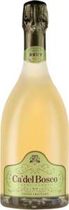 Вино игристое CA' DEL BOSCO Franciacorta Кюве Престиж белое экстра брют, 0.75л, Италия (Локально)