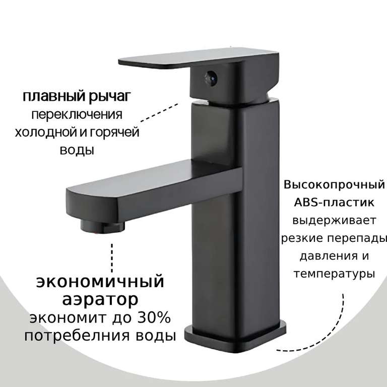 Смеситель для раковины из термопластика