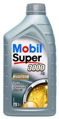 [НН, возм., и др.] Синтетическое моторное масло MOBIL Super 3000 X1 5W-40, 1 л, 1 кг, 1 шт.