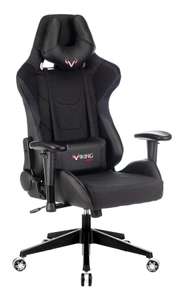 Игровое кресло ZOMBIE VIKING 4 AERO текстиль/эко.кожа, черный