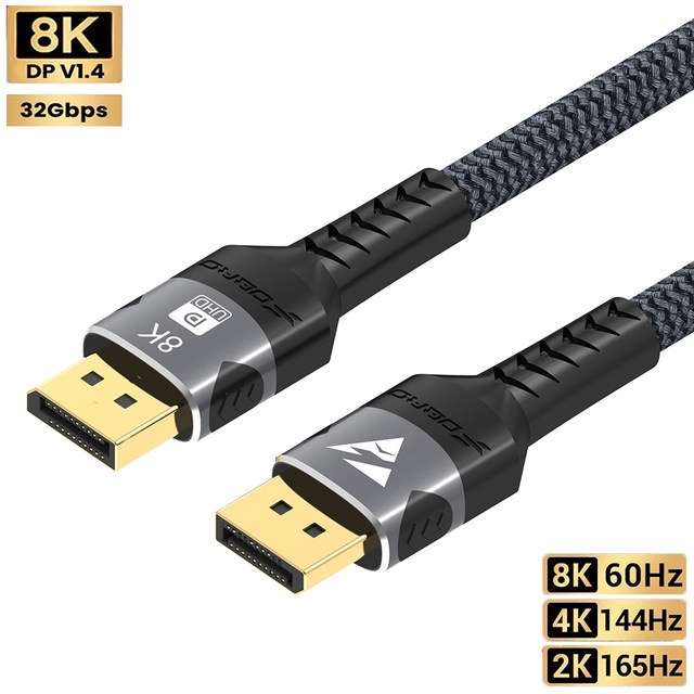 DisplayPort кабель FDBRO, 8k/32 Gbs