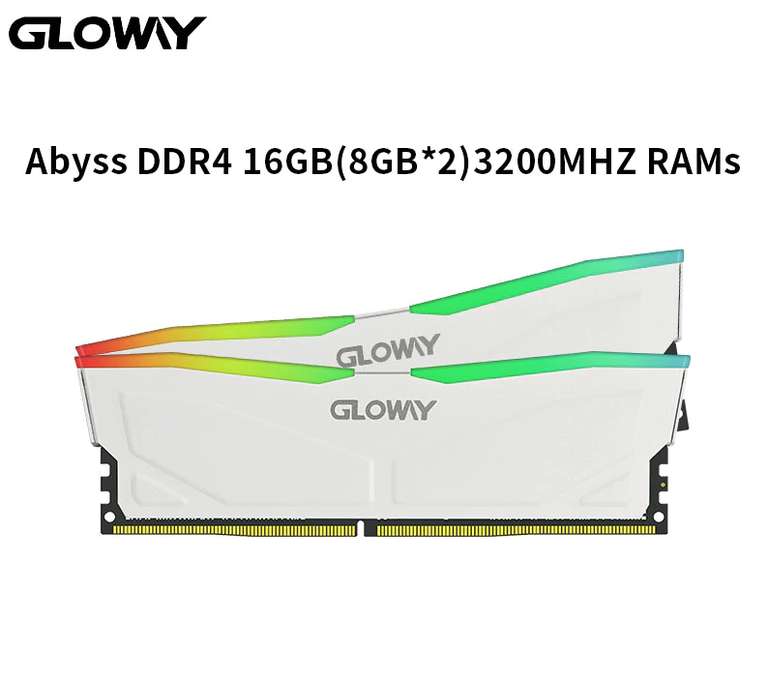 Оперативная память Gloway RGB DDR4, 2Х8GB, 3200МГц, CL 16