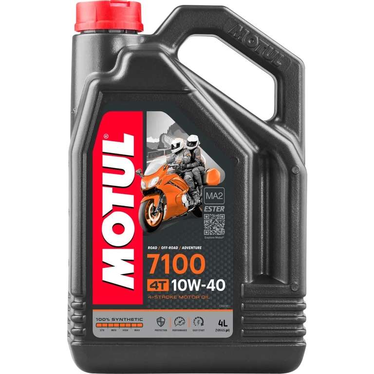 Моторное масло синтетическое MOTUL 7100 4T 10W-40, 4 л (Франция)