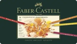 Набор цветных карандашей Faber-Castell Polychromos, 4B мягкие, 36 шт. (с Озон картой)