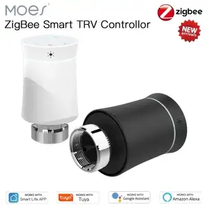 Привод радиатора Moes (Tuya, ZigBee 3.0, с дисплеем) с купоном