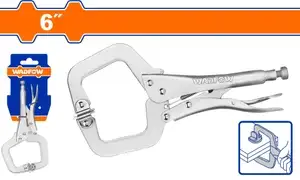Зажимные клещи С-образные с фиксатором WADFOW WLP4206 Ширина зажима 90мм (цена с ozon картой)