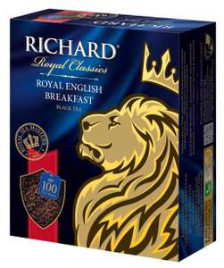 Чай Richard Royal English Breakfast черный, 100 пакетиков
