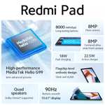 Планшет Xiaomi Redmi Pad 6/128 ГБ, серый/серебристый, глобальная версия