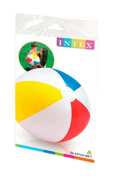 Мяч надувной Intex, 51см, и другое
