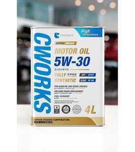 Масло моторное синтетическое CWORKS SUPERIA MOTOR OIL, SP/CF 5W-30, 4 л (цена по озон карте)