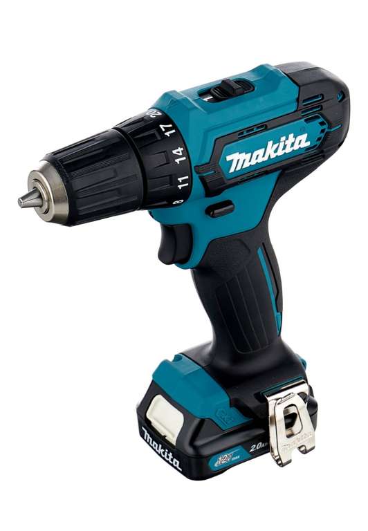 Шуруповерт Makita DF333DWAE, 30Нм, 2 акб (2Ач), кейс