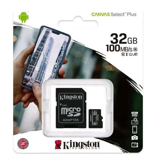 Карта памяти Kingston Canvas Select Plus 32 ГБ