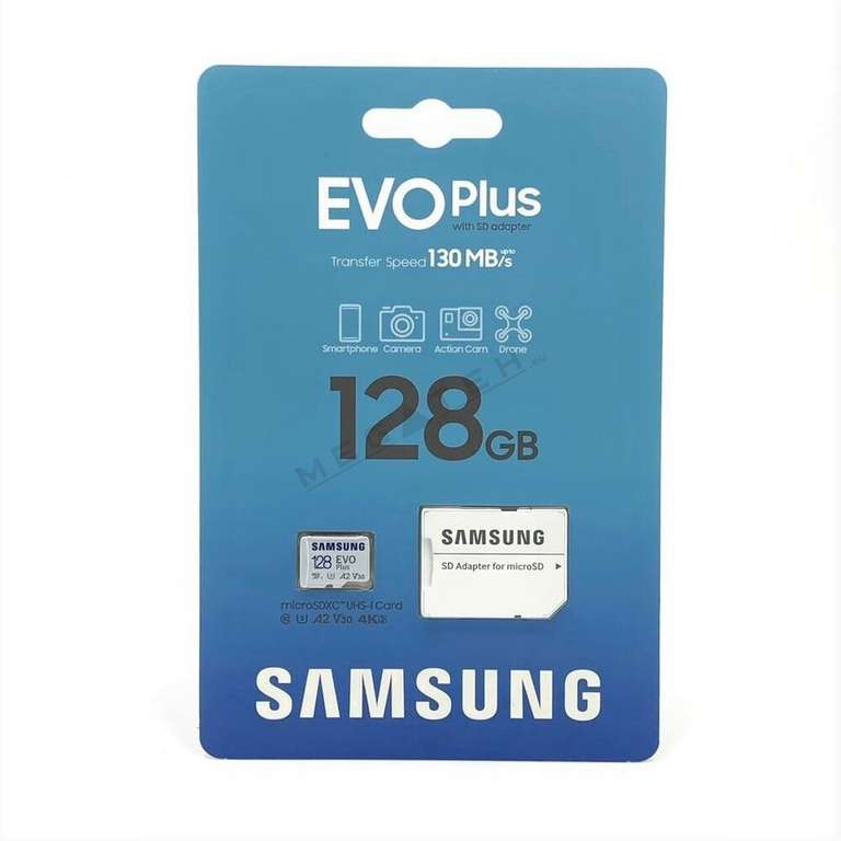 Карта памяти Samsung EVO Plus 128 Гб