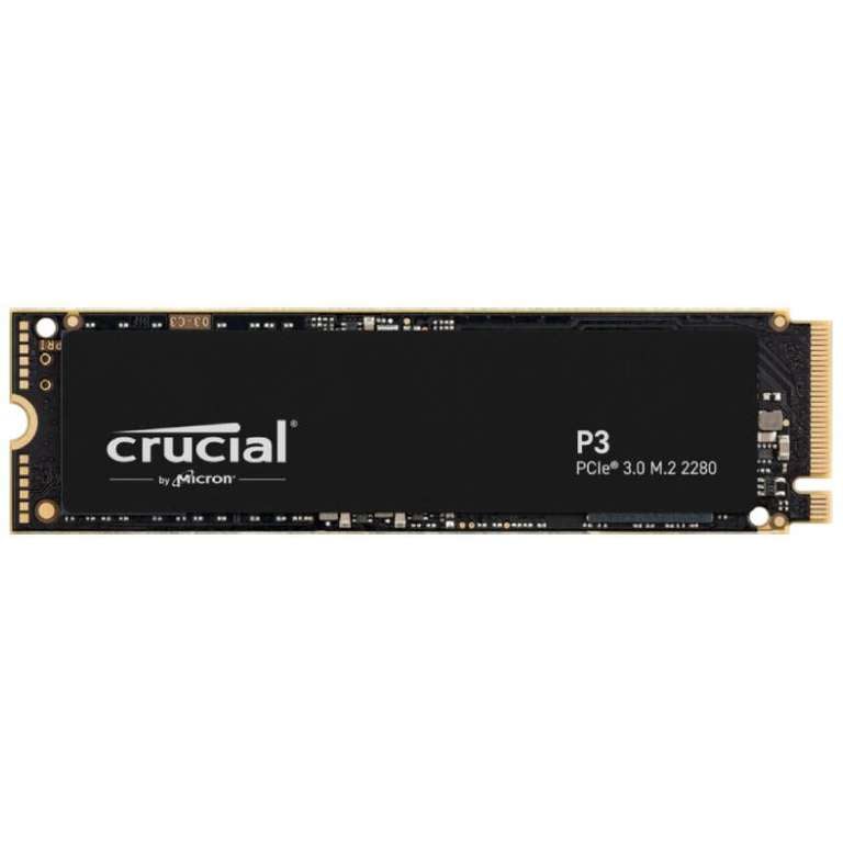 SSD накопитель Crucial P3 M.2 2280 2 ТБ (CT2000P3SSD8)