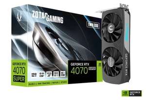 Видеокарта ZOTAC GeForce RTX 4070 SUPER 12 ГБ (ZT-D40720E-10M) (цена с ozon картой)