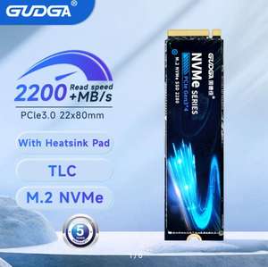 Внутренний SSD-диск GUDGA 512 ГБ M.2 NVME PCIE 3.0