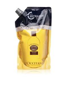 Масло для душа увлажняющее L’Occitane Amande Shower Oil (миндальное, сменный блок)