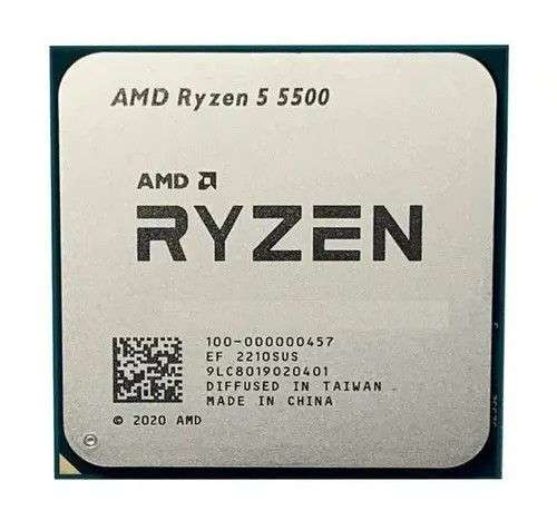 Процессор AMD Ryzen 5 5500 OEM (без кулера) AM4 (цена с озон картой, из-за рубежа)