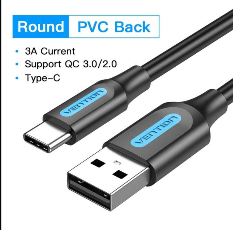 Vention USB Type C кабель 25см и 50см, а так же Micro USB, под купон продавца