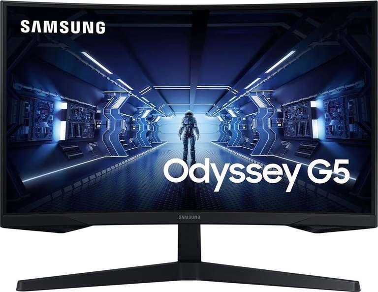 27" Монитор Samsung Odyssey G5 C27G55TQBI, VA, 2560x1440, 144Гц, 1мс, FreeSync