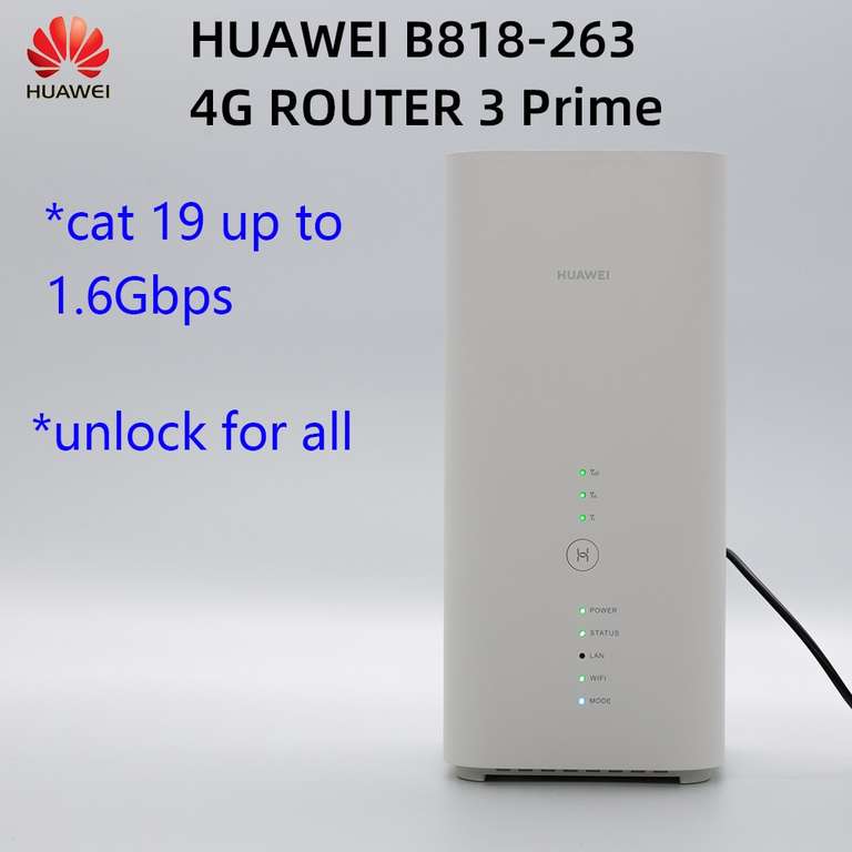 Роутер Huawei B818 4G 3 Prime LTE CAT19 роутер B818-263 optus версия