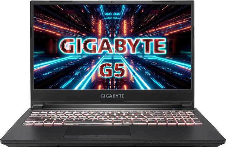 Ноутбук GIGABYTE G5 GD-51RU123SD (15.6", IPS, Intel Core i5 11400H 2.7ГГц, 16ГБ, 512ГБ SSD, NVIDIA GeForce RTX 3050, Free DOS)