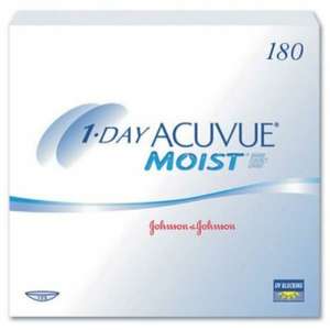 Контактные линзы ACUVUE 1-DAY MOIST, 180 шт., R 8,5, D -2,25 (в приложении)