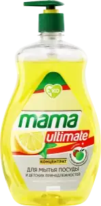 [МСК и возм. др.] Средство для Мытья Посуды Mama Ultimate Лимон 1л