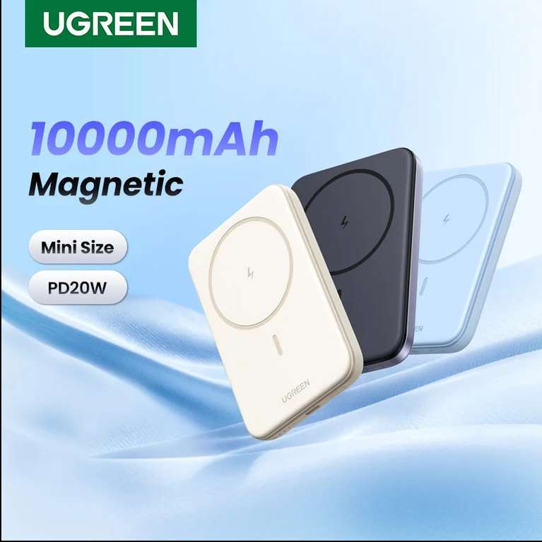 Внешний аккумулятор UGREEN PD20W 10000 мАч (Magsafe)