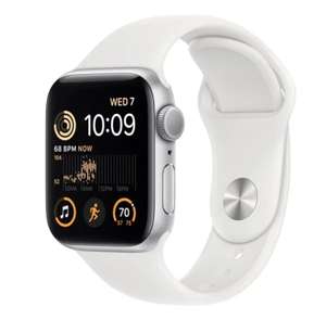 Смарт-часы Apple Watch SE Gen 2 GPS, 44mm, Silver Aluminium Case White Sport Band