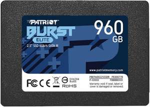 SSD накопитель Patriot Burst Elite PBE960GS25SSDR 960ГБ, 2.5", SATA III