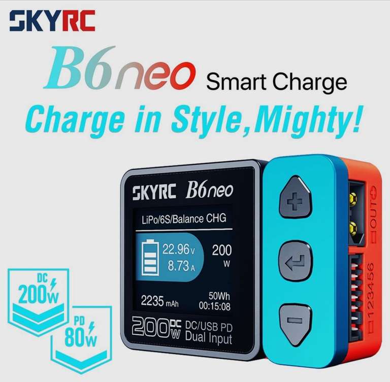 Зарядное устройство SKYRC B6neo (из-за рубежа, с картой OZON)