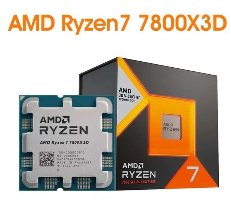 Процессор Ryzen 7800X3D (с Озон картой, из-за рубежа)