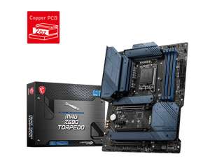 Материнская плата MSI MAG Z690 TORPEDO (DDR5, PCIe5.0, 18 фаз, ATX, 4xM.2 слота, LGA1700), цена при СПБ-оплате