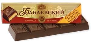 Шоколад Бабаевский с помадно-сливочной начинкой, 50 г, 3 шт., с Озон картой (26₽/шт.)