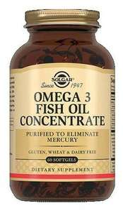 БАД Solgar Omega-3 Fish Oil Concentrate, 60 шт.