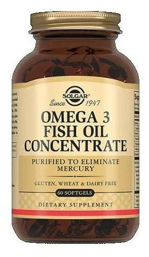 БАД Solgar Omega-3 Fish Oil Concentrate, 60 шт.