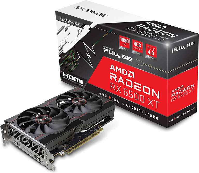Видеокарта Sapphire Pulse AMD Radeon RX 6500 XT Gaming OC (из-за рубежа)
