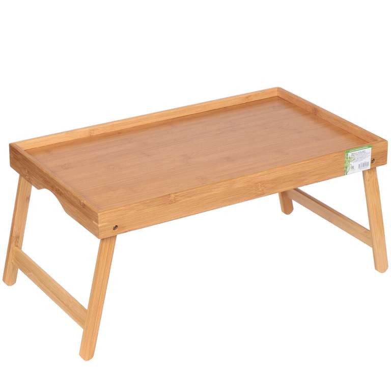 Столик для завтрака бамбук, 50х30х4 см, G11-M047-1