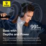 Беспроводные наушники Baseus Bass 30 Max (50 часов, Bluetooth 5.3, черные и белые)