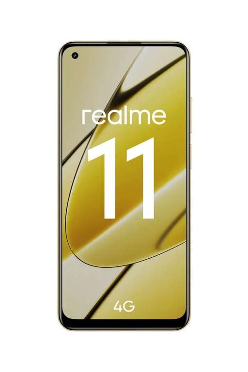 Смартфон realme 11 8/256 ГБ, золотой (цена с ozon картой)