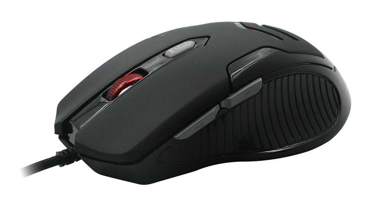 Мышь игровая проводная Qumo Crypt M57 черная